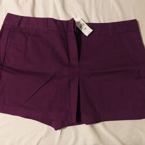 Loft Purple 4 Inch Inseam Shorts